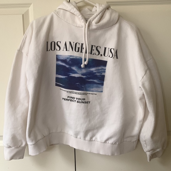 Pull & Bear Los Angeles Sweatshirt Size L - Picture 3 of 4